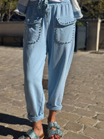 Charger l'image dans la galerie, Pantalon Jogg Bleu ciel - STUDIO