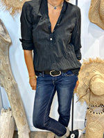 Charger l'image dans la galerie, Chemise FOGGIA Noir Banditas