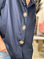 Charger l&#39;image dans la galerie, Chemise SOLYA Marine

