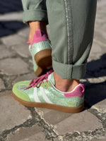 Charger l'image dans la galerie, Baskets basses femme ZIA Vert pastel
