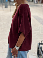 Charger l'image dans la galerie, Pull doux LALY Bordeaux
