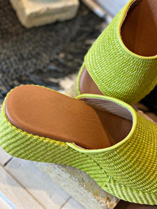 Sandales SALMA Vert anis