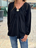 Charger l&#39;image dans la galerie, Blouse NAYA Noir
