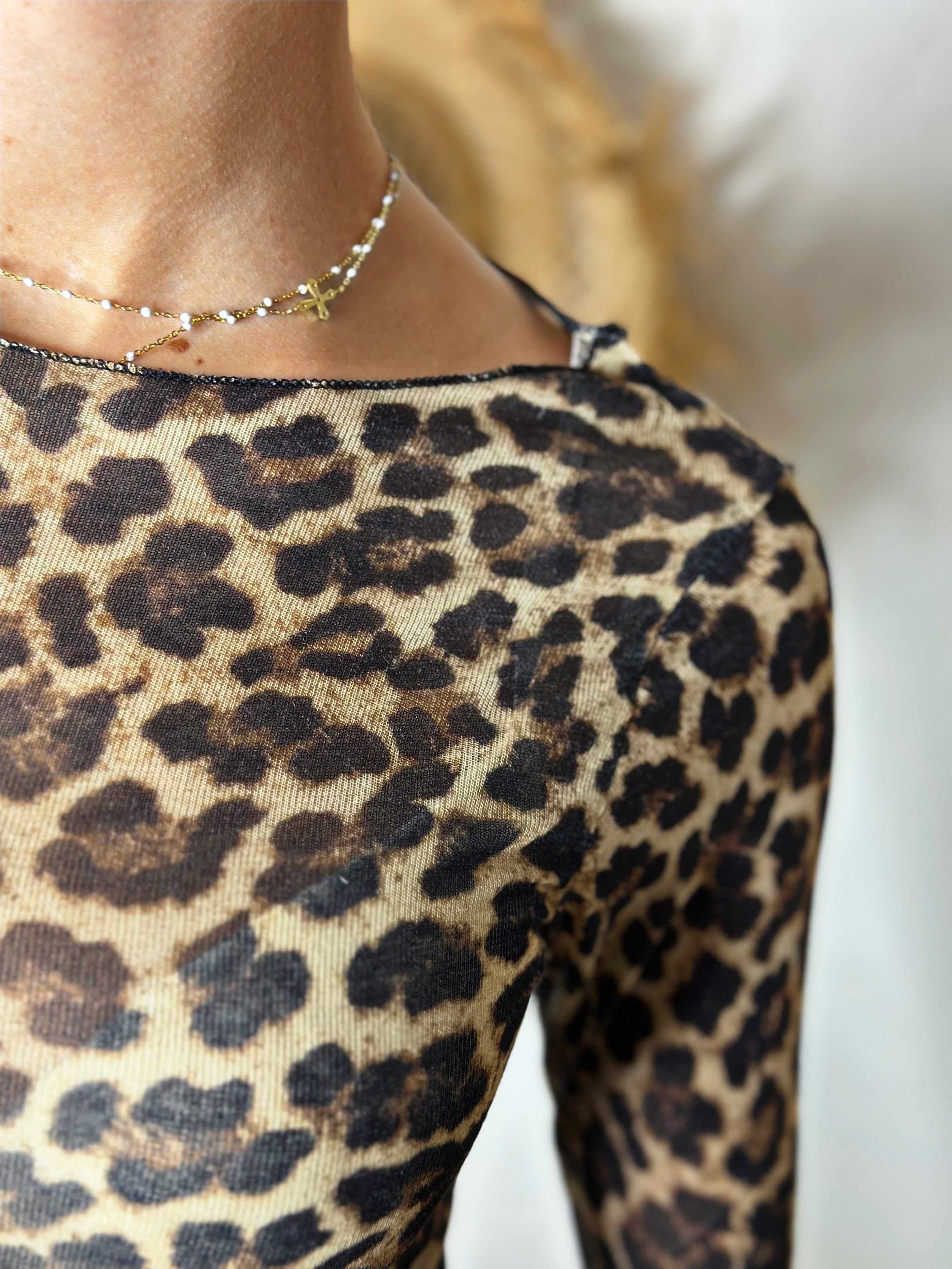 Top LEOPARD Beige