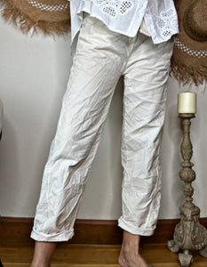 Pantalon PIERO Ecru