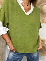 Charger l'image dans la galerie, Pull doux LALY Vert olive
