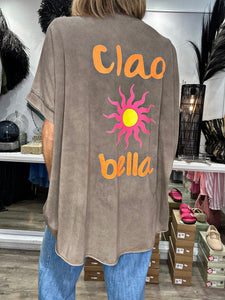 Tee shirt CIAO BELLA Choco
