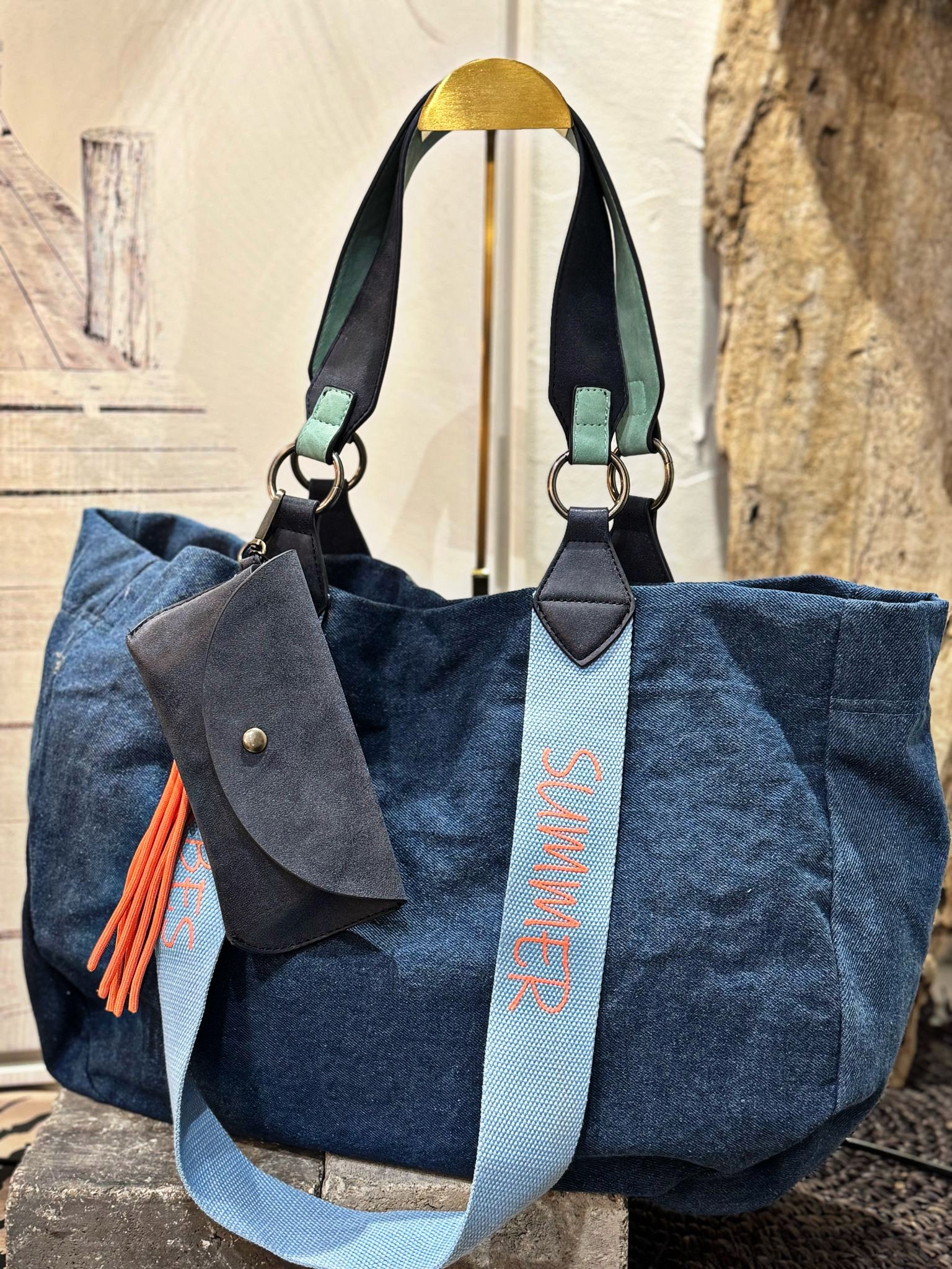 Sac VIBE SUMMER Bleu jeans foncé