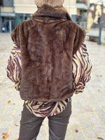 Charger l&#39;image dans la galerie, Veste sans manche FAUVE Choco
