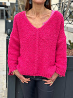 Charger l&#39;image dans la galerie, Pull ALVAR Fuchsia
