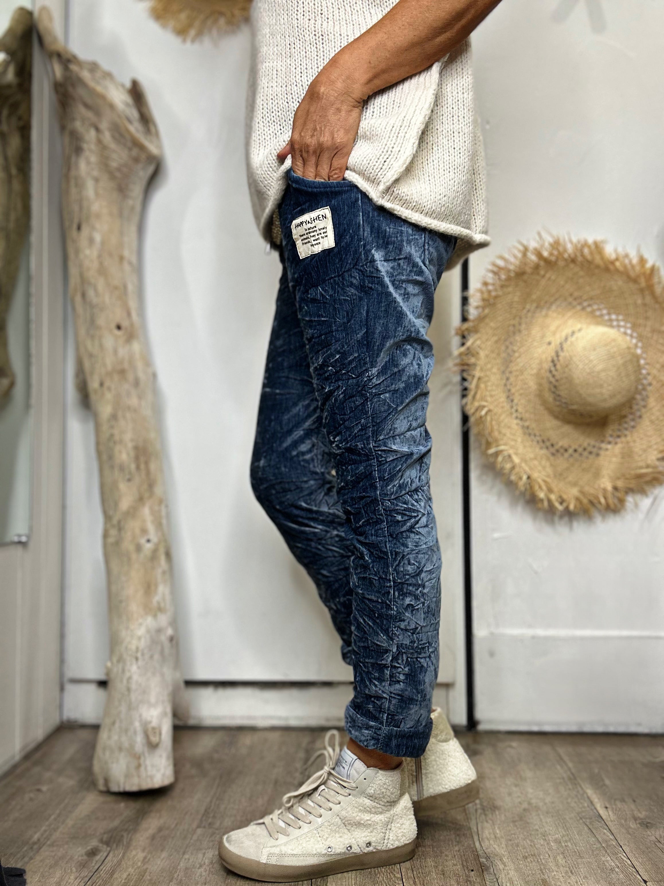 Pantalon NAHO Bleu