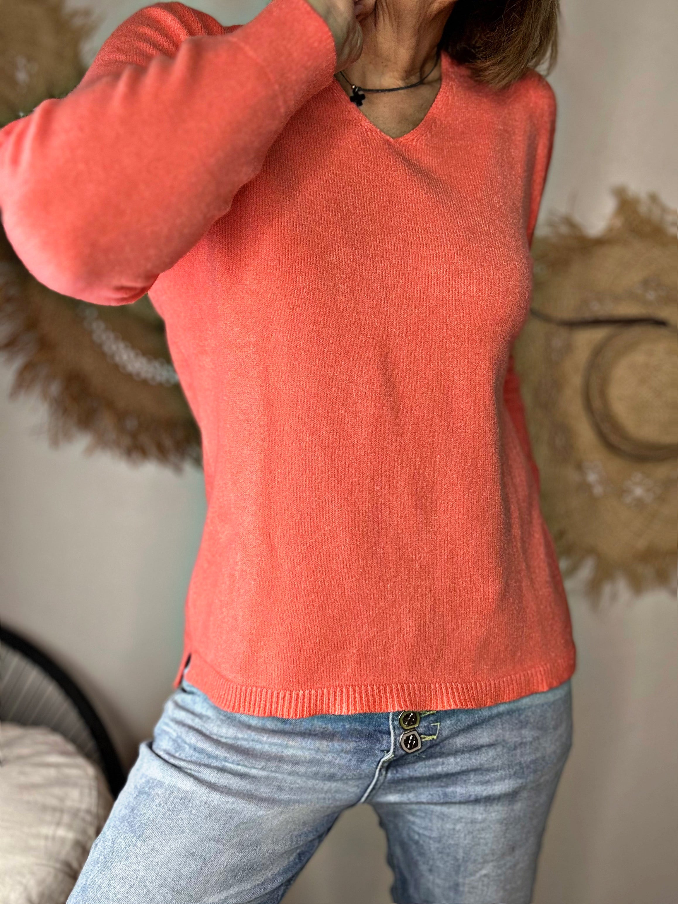 Pull tout doux SYLVANO Corail