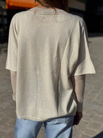 Charger l'image dans la galerie, Pull LOVE Ecru/Rouge
