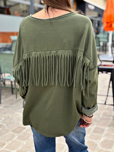 Sweat fin CLEO Kaki
