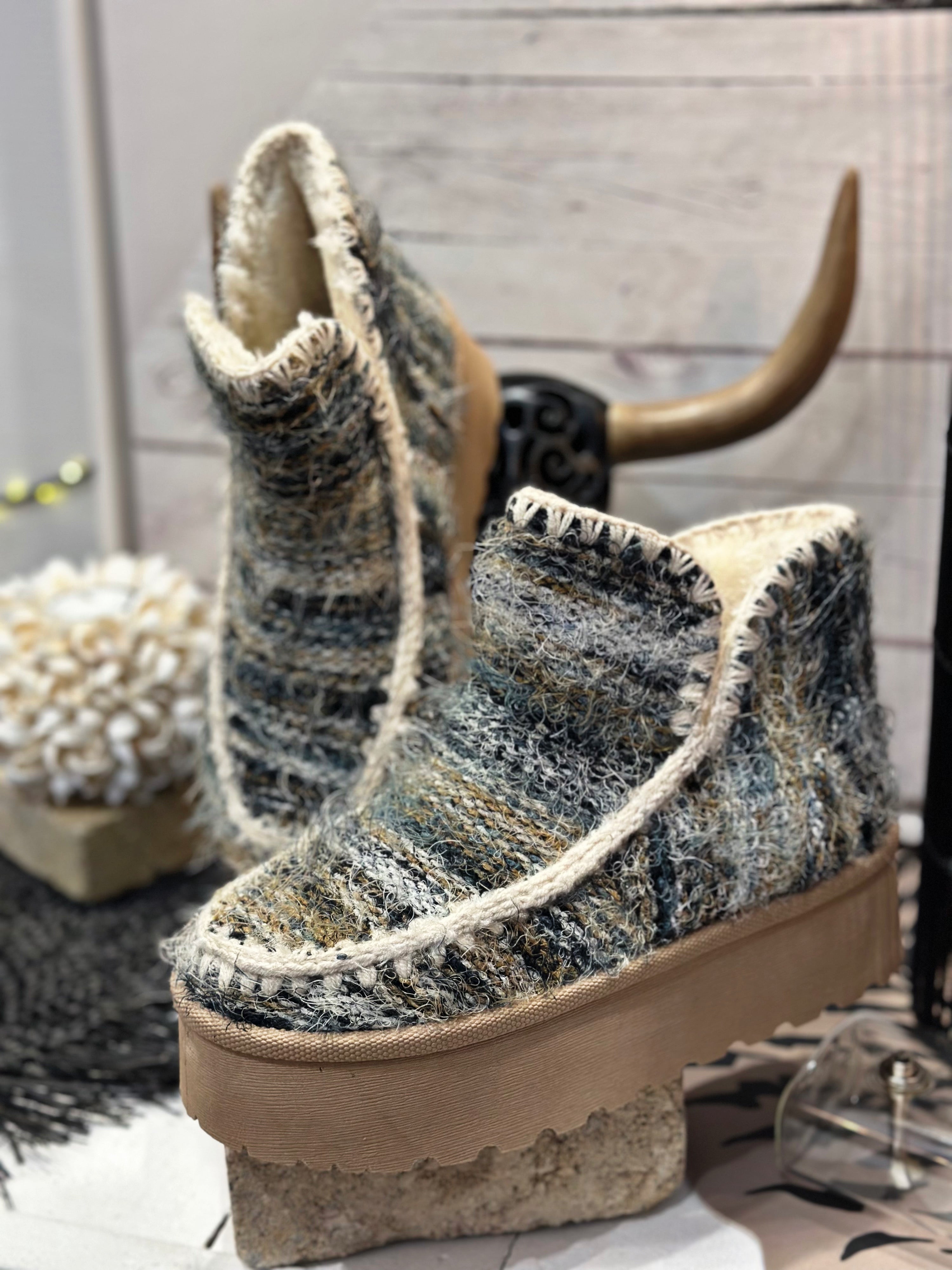 Boots VICTORIA Bleu