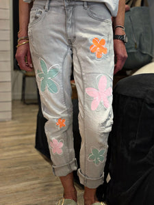 Jeans MARGOT Gris