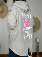 Charger l'image dans la galerie, Blouson léger BE HAPPY Beige
