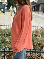 Charger l&#39;image dans la galerie, Pull doux TAO Corail
