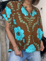 Charger l'image dans la galerie, Blouse imprimée Choco - FLOWER
