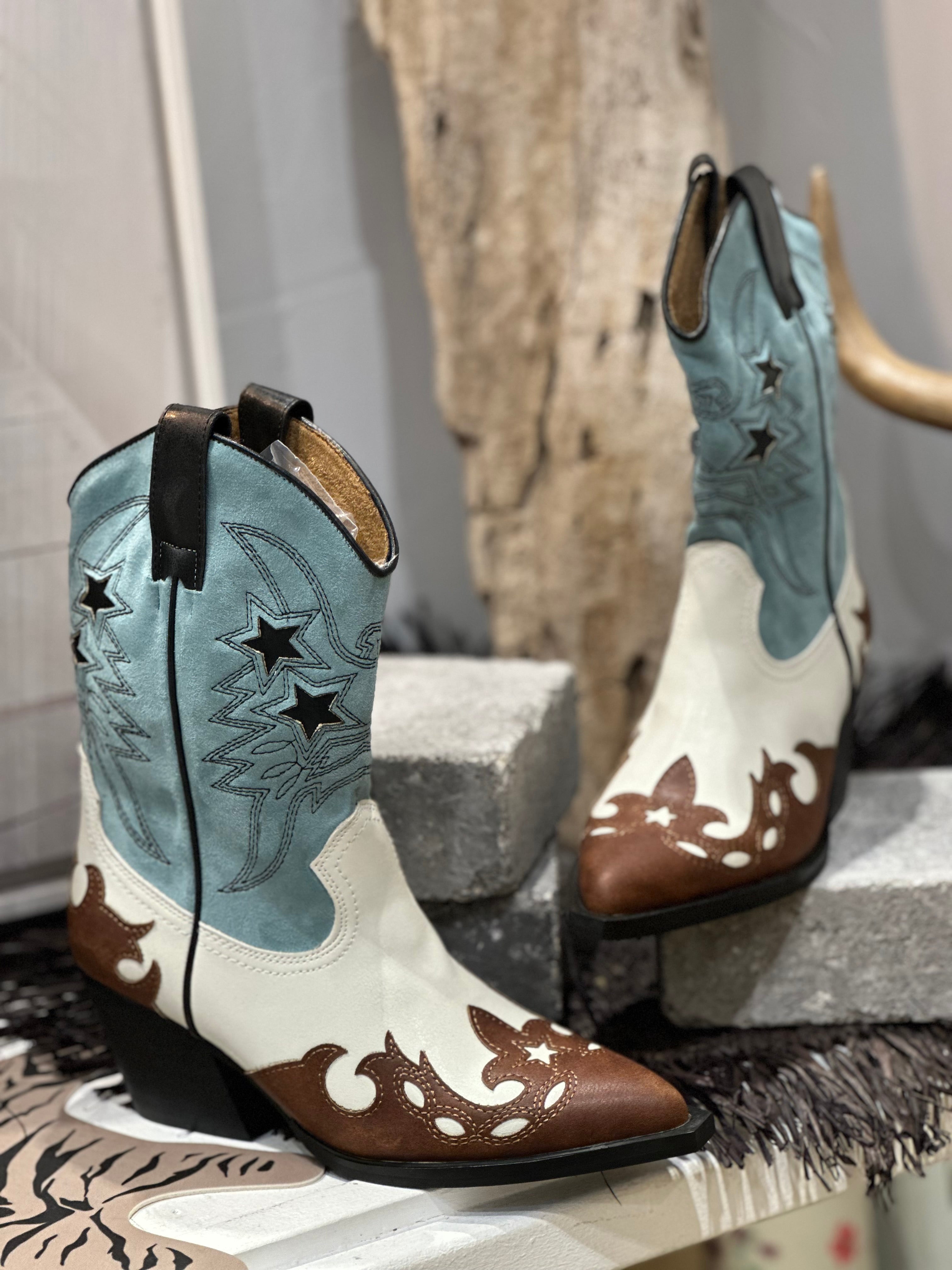 Boots KACIA Turquoise