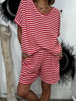 Charger l'image dans la galerie, Ensemble short SUNNY Rouge
