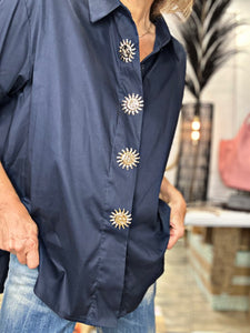 Chemise SOLYA Marine