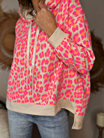 Charger l&#39;image dans la galerie, Sweat LEO Fuchsia/Orange
