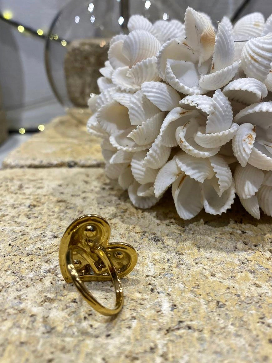 Bague COEUR  Doré