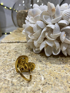 Bague COEUR  Doré