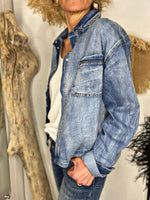 Charger l&#39;image dans la galerie, Chemise en jeans ROKA bleu
