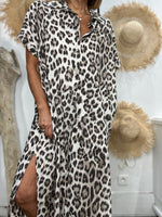Charger l'image dans la galerie, Robe chemise IBIZA Beige
