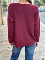 Charger l&#39;image dans la galerie, Pull doux TAO Bordeaux
