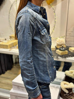 Charger l'image dans la galerie, Chemise jeans TALIA Bleu
