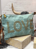 Charger l&#39;image dans la galerie, Sac/Pochette ISSA Turquoise
