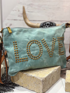 Sac/Pochette ISSA Turquoise