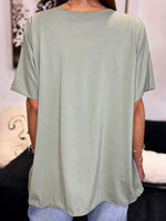 Charger l'image dans la galerie, Tee shirt uni LORIS Kaki
