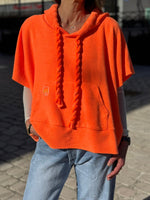 Charger l'image dans la galerie, Sweat SPATULA Banditas Orange coton gratté coupe large (Copie)
