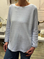 Charger l'image dans la galerie, Pull doux LINO Bleu ciel
