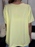 Charger l'image dans la galerie, Tee shirt uni LORIS Jaune
