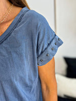 Charger l'image dans la galerie, Tee shirt Marine étoiles - SAMBA
