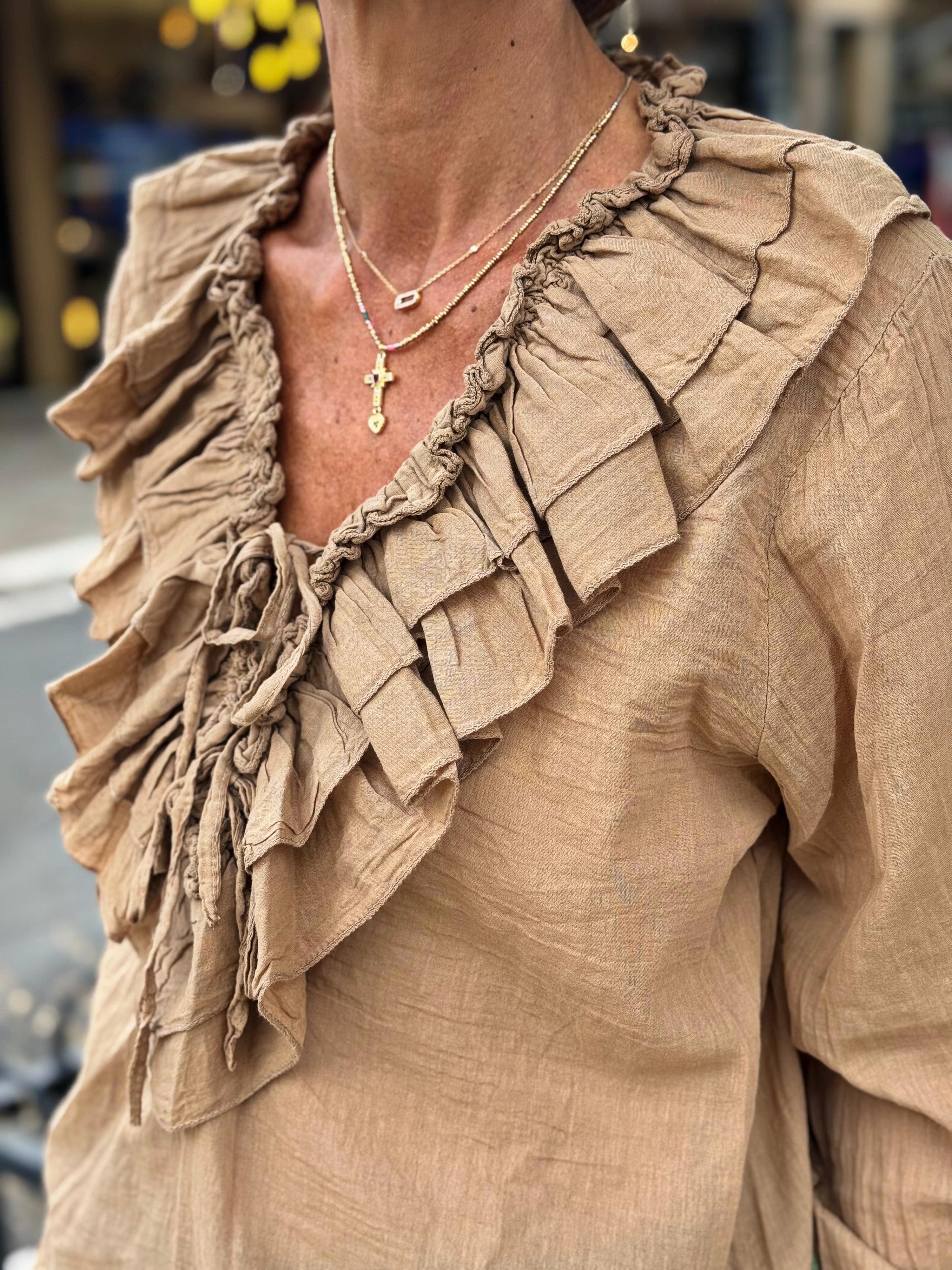Blouse SERENA Camel