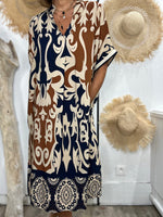 Charger l'image dans la galerie, Robe LILI Marine Choco
