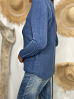 Charger l'image dans la galerie, Pull doux TAO Bleu jeans
