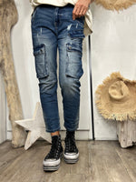 Load image into Gallery viewer, SAM Faded Blue Jeans - Sexy Woman
