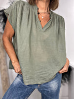 Charger l'image dans la galerie, Blouse DANY Kaki
