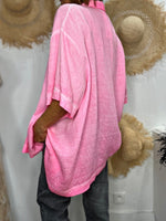 Charger l'image dans la galerie, Chemise CHARLIE Rose fluo
