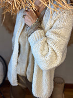 Charger l&#39;image dans la galerie, Gilet bouclette AMAURY Ecru

