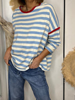 Charger l'image dans la galerie, Sweat fin CYRA Bleu
