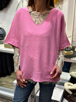 Charger l'image dans la galerie, Pull doux LALY Rose malabar
