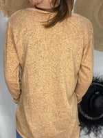 Charger l&#39;image dans la galerie, Pull fin ou Tee shirt épais LEON Camel

